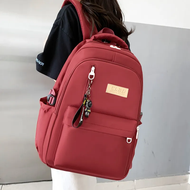 Wolfhorse Oxford Backpack Unisex Black/Red/Khaki/Blue-7