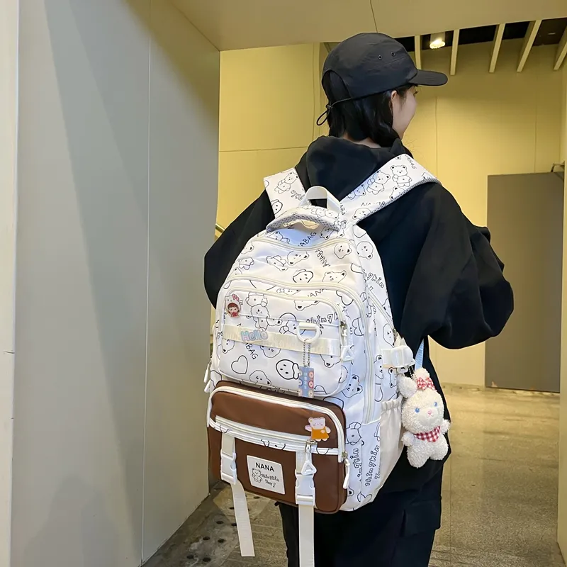 Wolfhorse Nylon Backpack Women's Multicolor-8