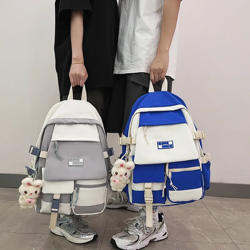 Wolfhorse Nylon Backpack Unisex Multicolor-17
