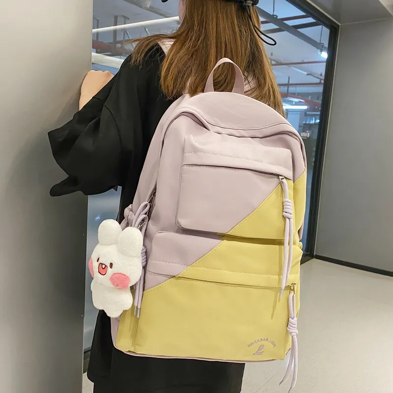 Wolfhorse Nylon Backpack Unisex Multicolor-14