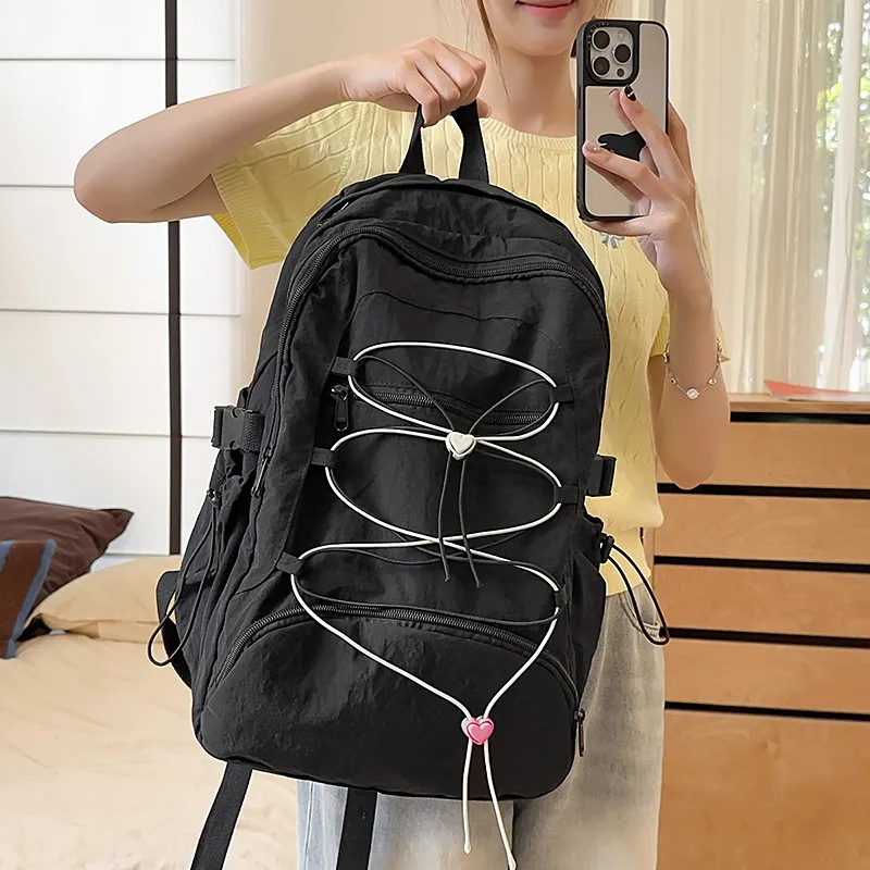 Wolfhorse Nylon Backpack Women's Multicolor-5