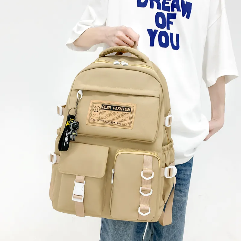 Wolfhorse Nylon Backpack Unisex Multicolor-23