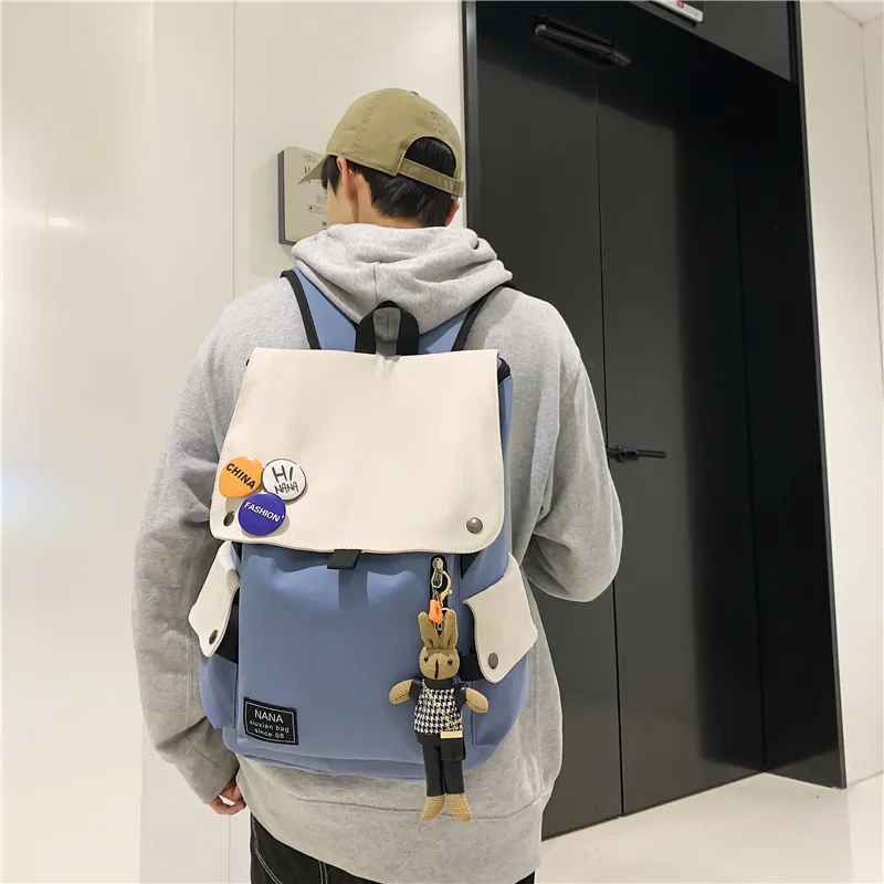 Wolfhorse Nylon Backpack Unisex Multicolor-18