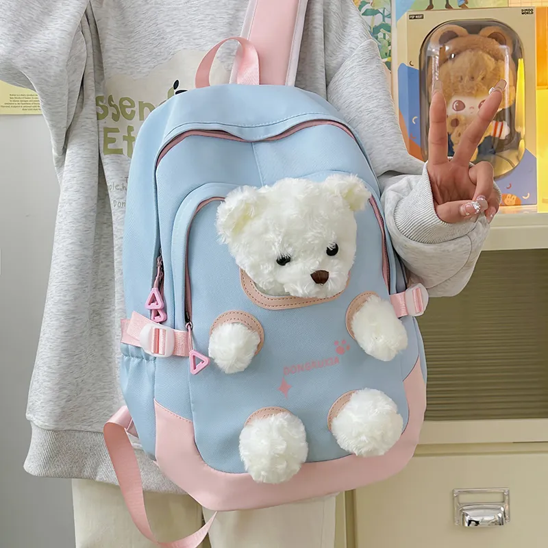 Wolfhorse Nylon Backpack Women's Multicolor-19