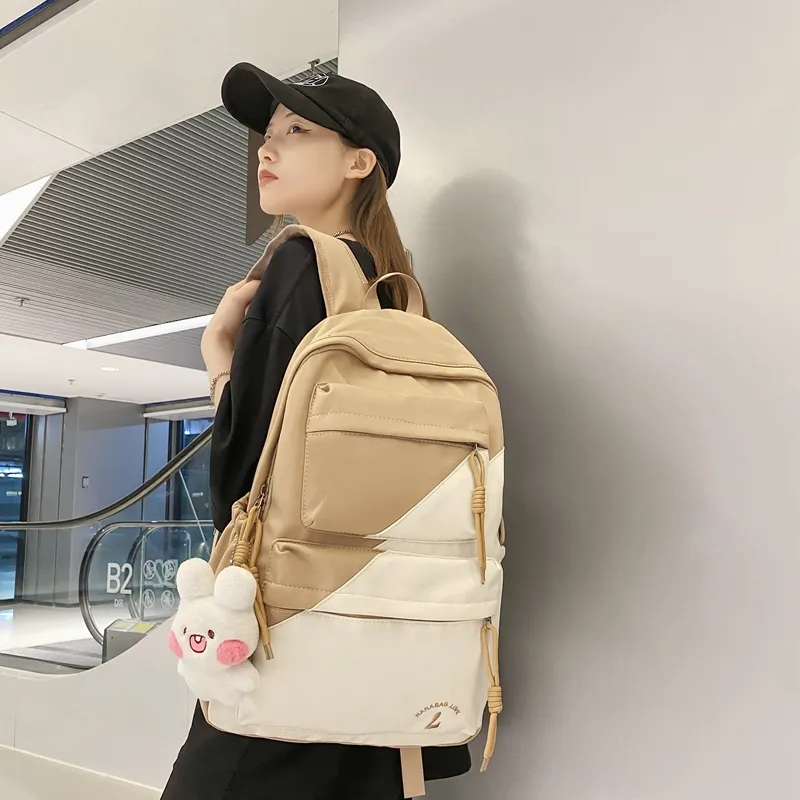 Wolfhorse Nylon Backpack Unisex Multicolor-21