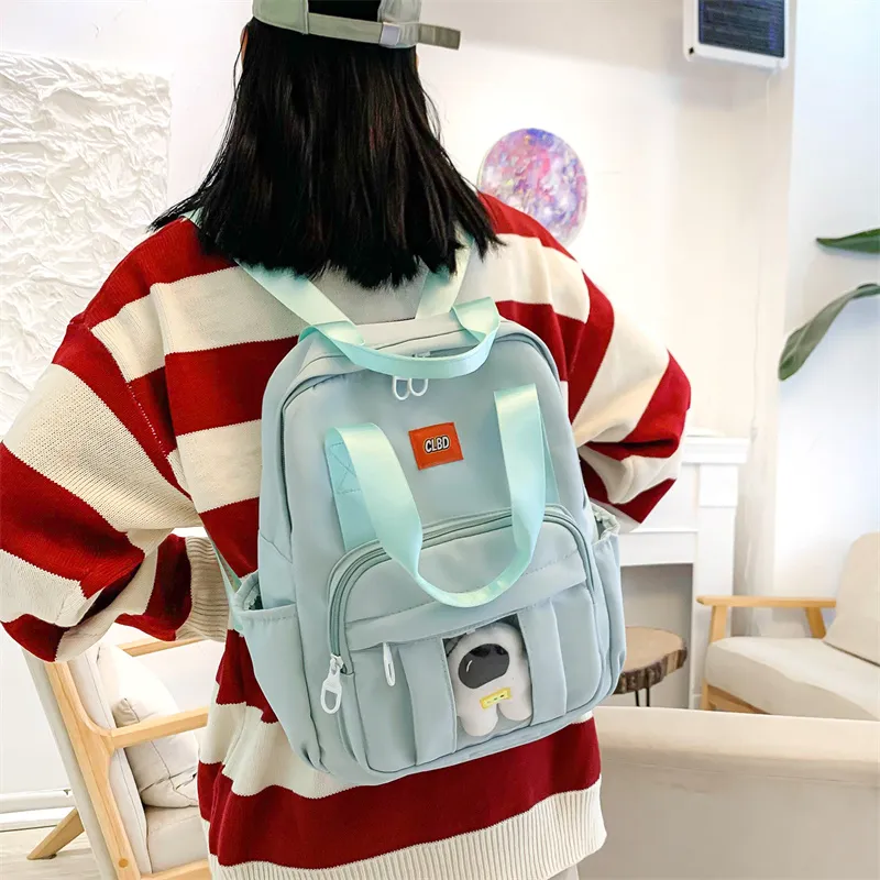 Wolfhorse Nylon Backpack Unisex Multicolor-21