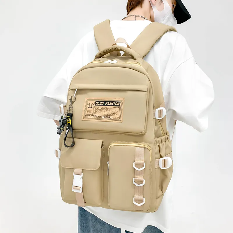 Wolfhorse Nylon Backpack Unisex Multicolor-21