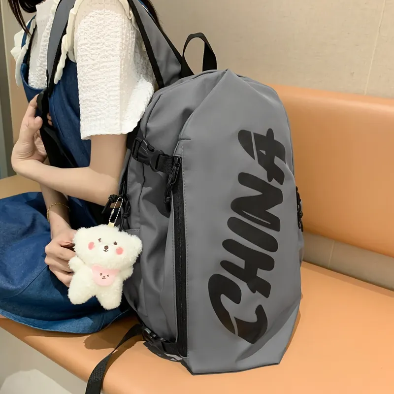Wolfhorse Nylon Backpack Unisex Multicolor-8