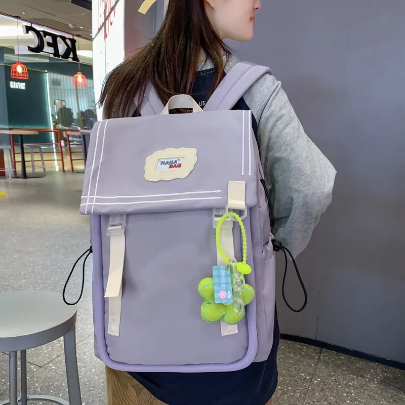 Wolfhorse Nylon Backpack Unisex Multicolor-34
