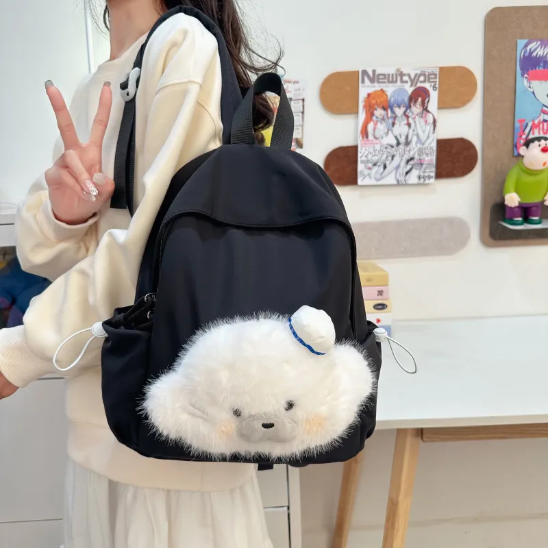 Wolfhorse Nylon Backpack Unisex Multicolor-24