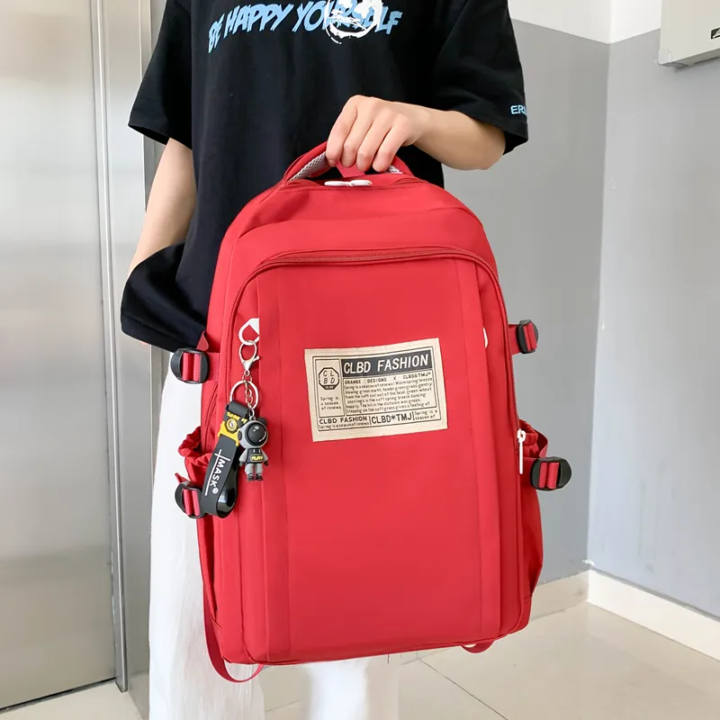 Wolfhorse Nylon Backpack Unisex Multicolor-11