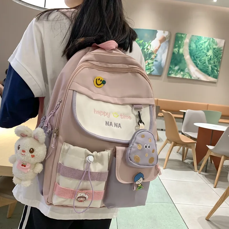Wolfhorse Nylon Backpack Women's Multicolor-6