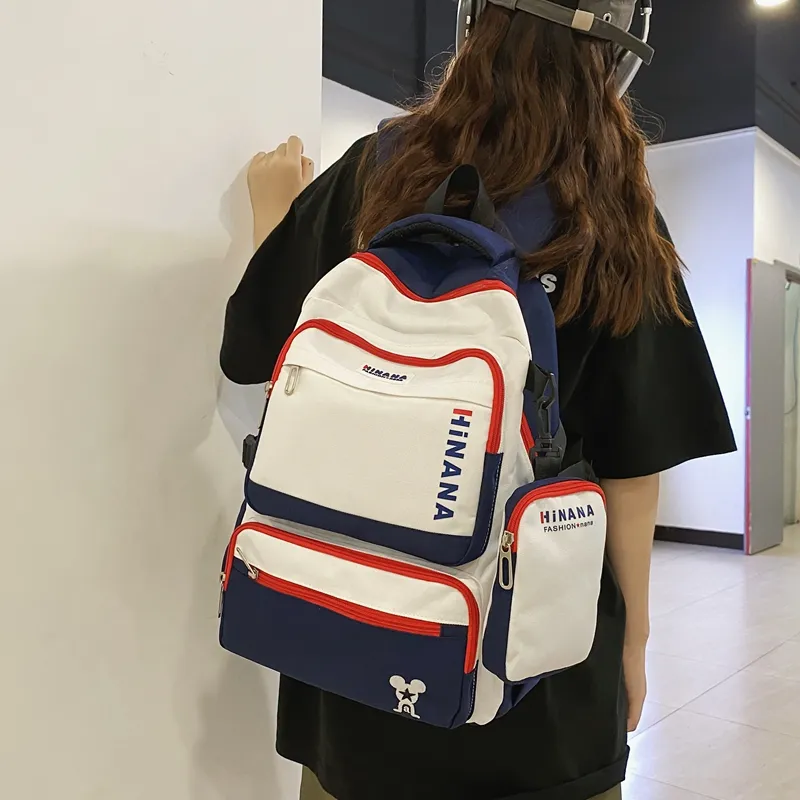 Wolfhorse Nylon Backpack Unisex Multicolor-16