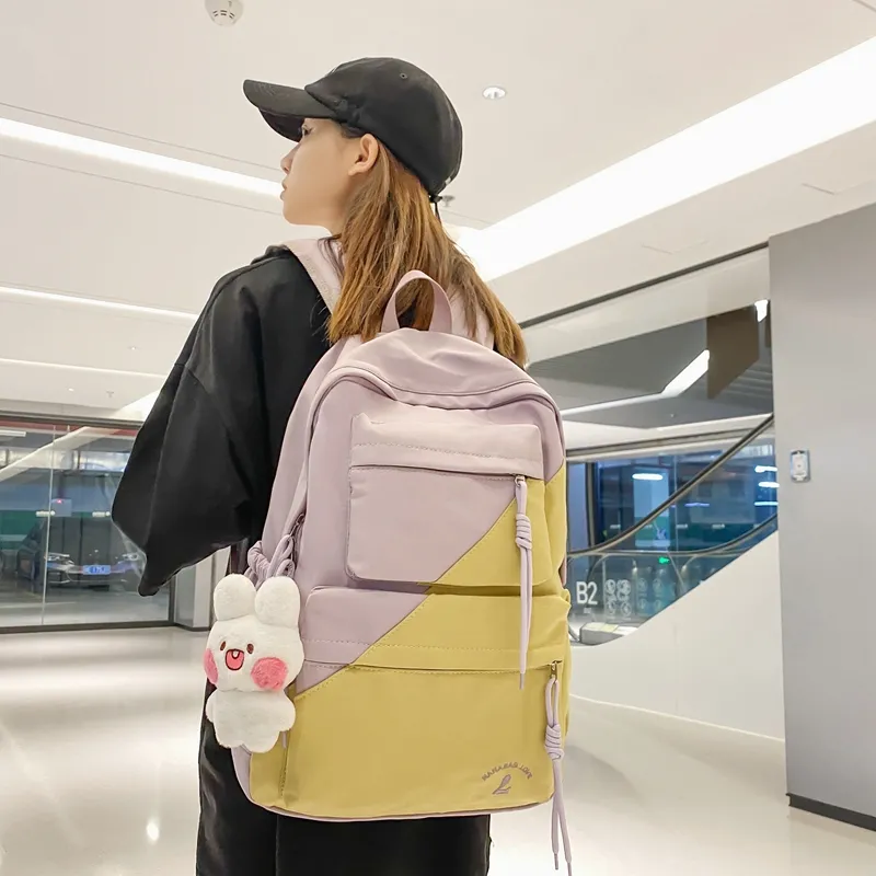 Wolfhorse Nylon Backpack Unisex Multicolor-11