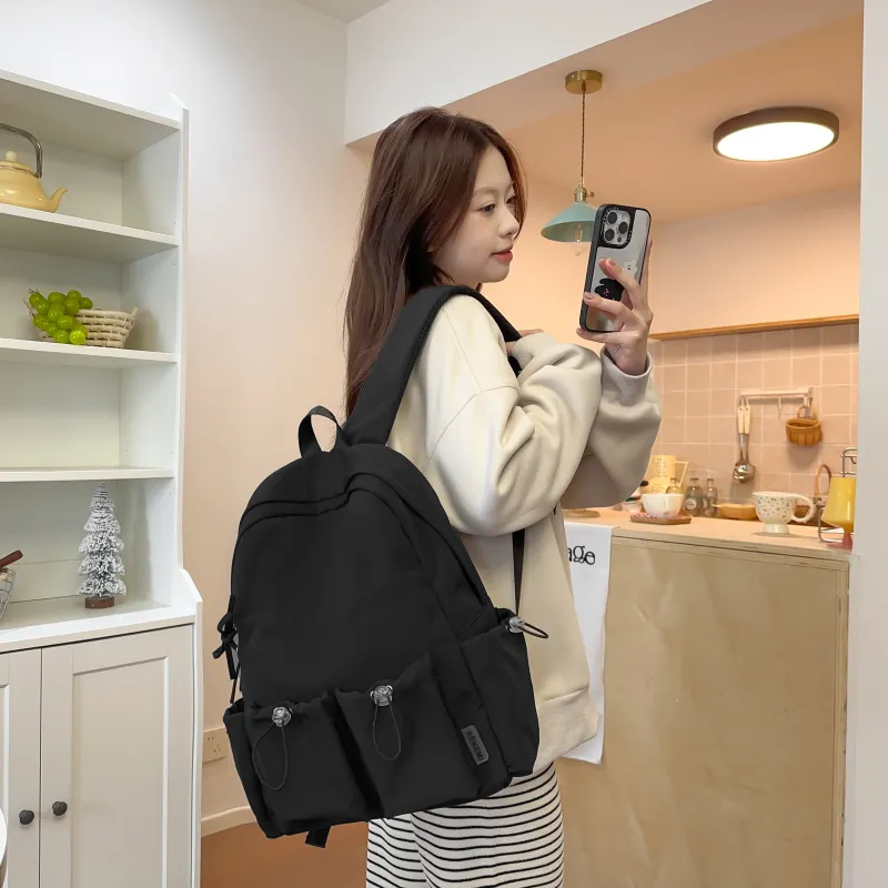 Wolfhorse Nylon Backpack Unisex Multicolor-4