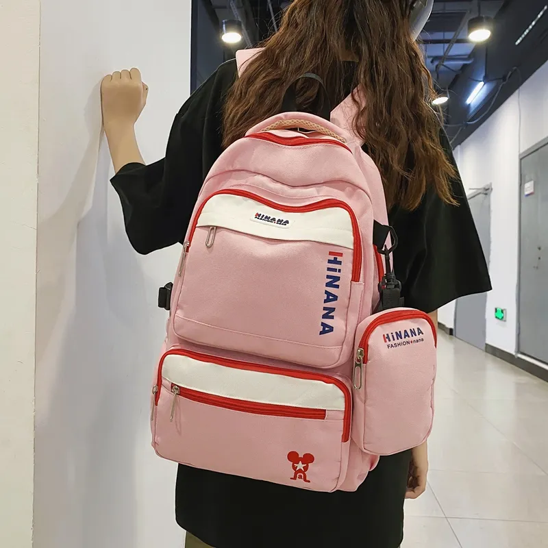 Wolfhorse Nylon Backpack Unisex Multicolor-10