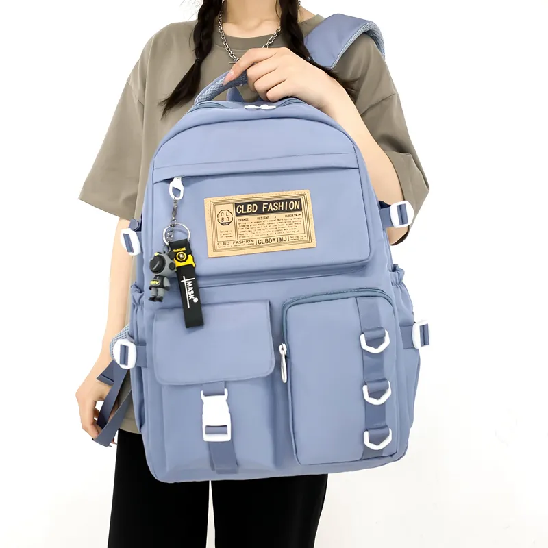 Wolfhorse Nylon Backpack Unisex Multicolor-17