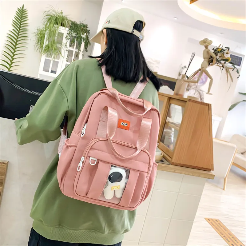 Wolfhorse Nylon Backpack Unisex Multicolor-5