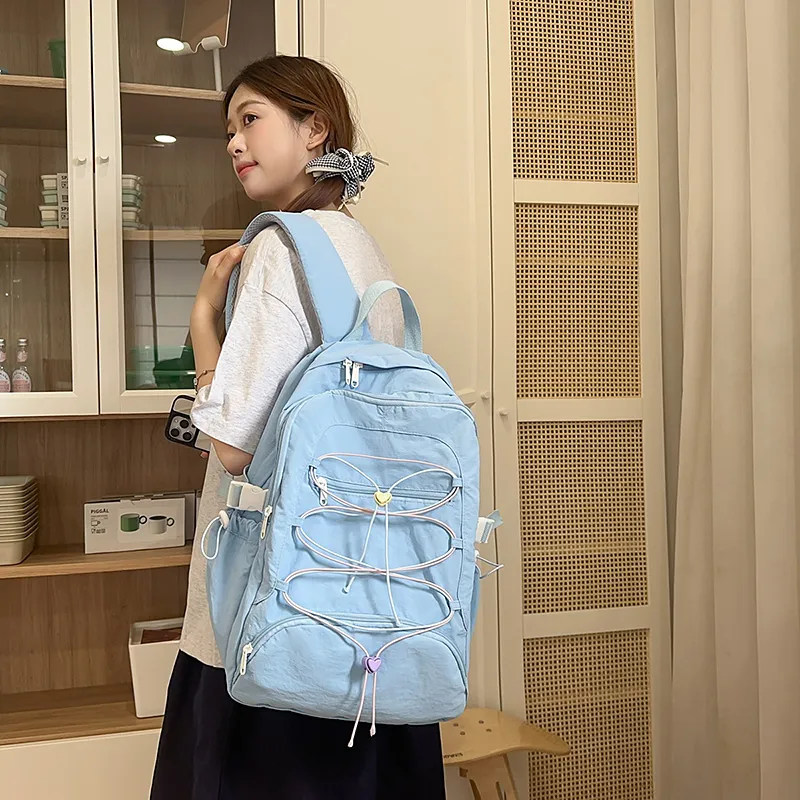 Wolfhorse Nylon Backpack Women's Multicolor-16