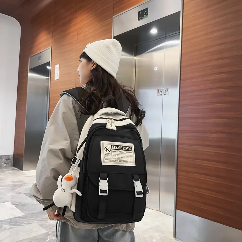 Wolfhorse Nylon Backpack Unisex Multicolor-3