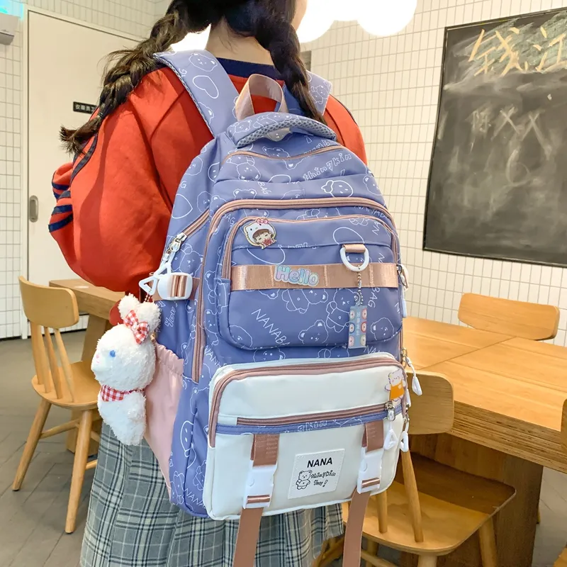 Wolfhorse Nylon Backpack Women's Multicolor-27