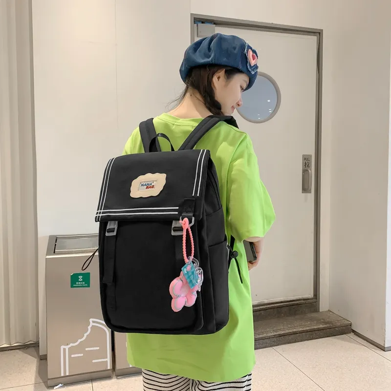 Wolfhorse Nylon Backpack Unisex Multicolor-1
