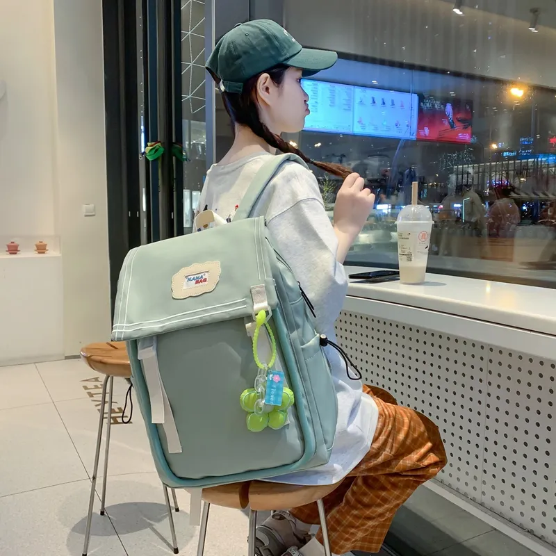 Wolfhorse Nylon Backpack Unisex Multicolor-15
