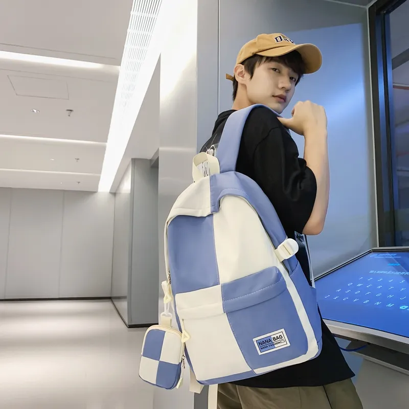 Wolfhorse Nylon Backpack Unisex Multicolor-11