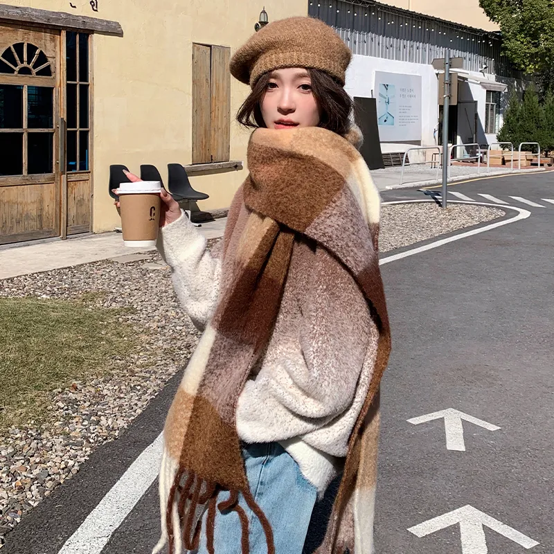 Shanghai Story Knit Scarves Unisex-24