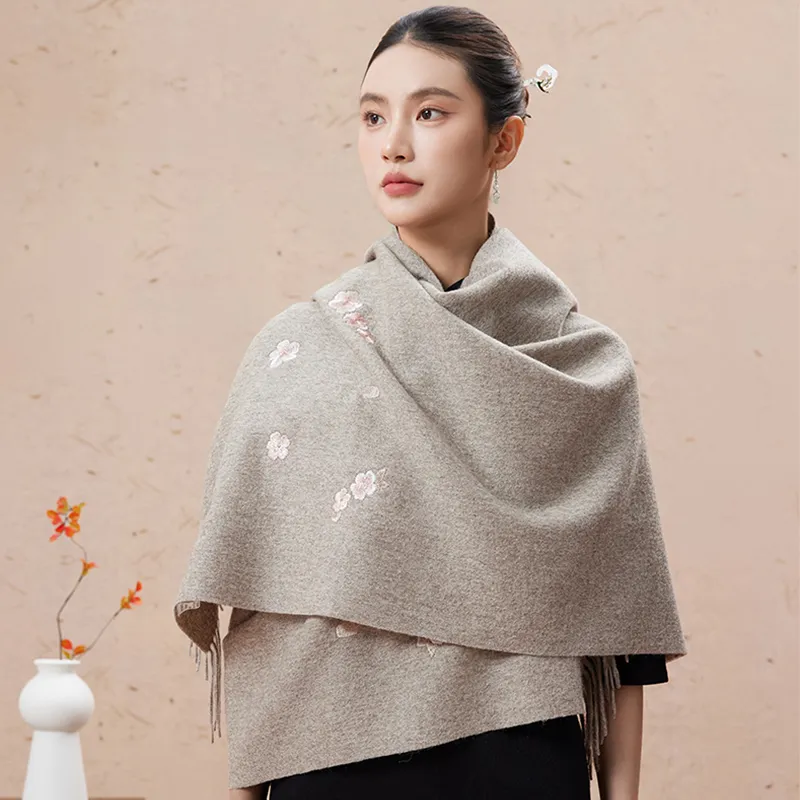 Shanghai Story Sheep Wool Shawls Women's Multicolor-7