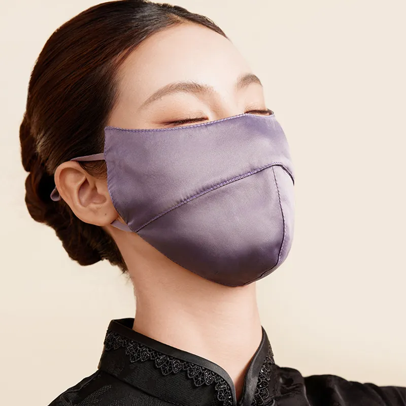 Shanghai Story Mulberry Silk Sun Protection Masks Unisex-1