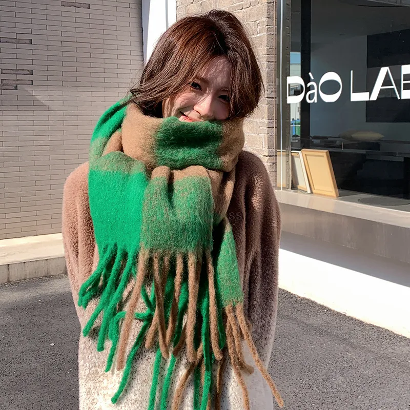 Shanghai Story Knit Scarves Unisex-19