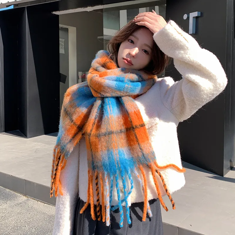 Shanghai Story Knit Scarves Unisex-14