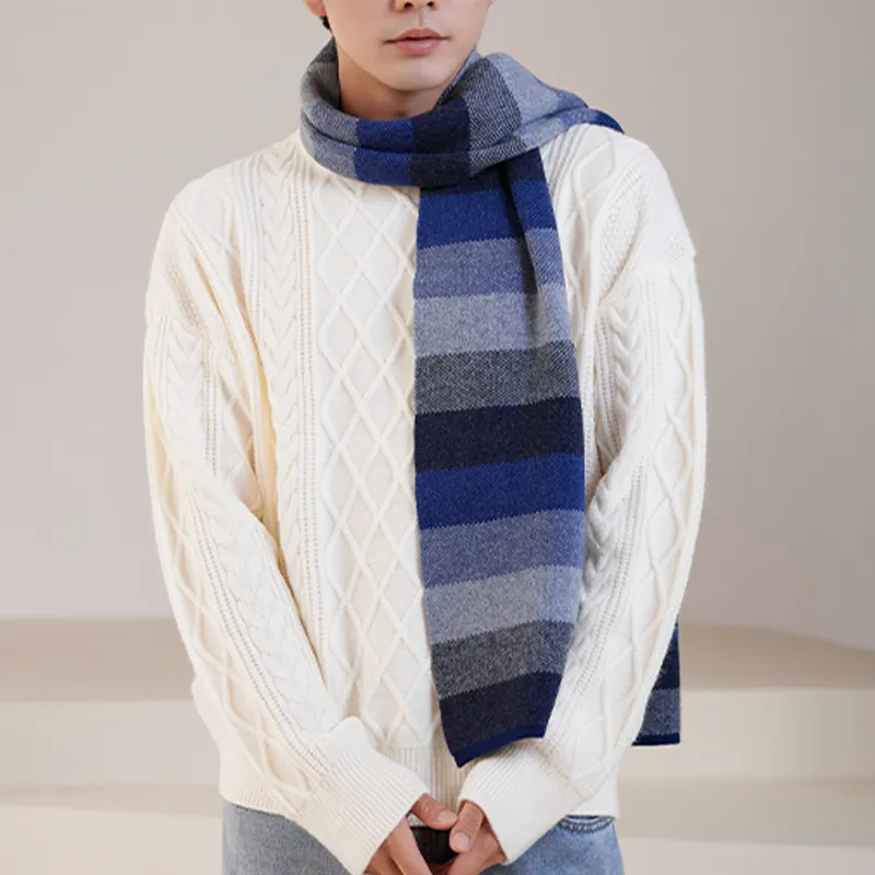 Shanghai Story Sheep Wool Scarves Unisex-3