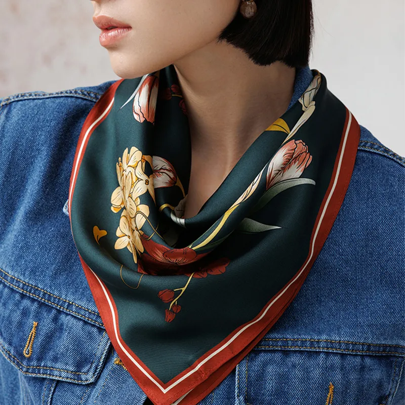 Shanghai Story Mulberry Silk Silk Scarves Women's-7