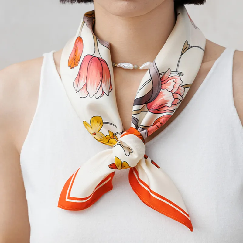 Shanghai Story Mulberry Silk Silk Scarves Women's-9