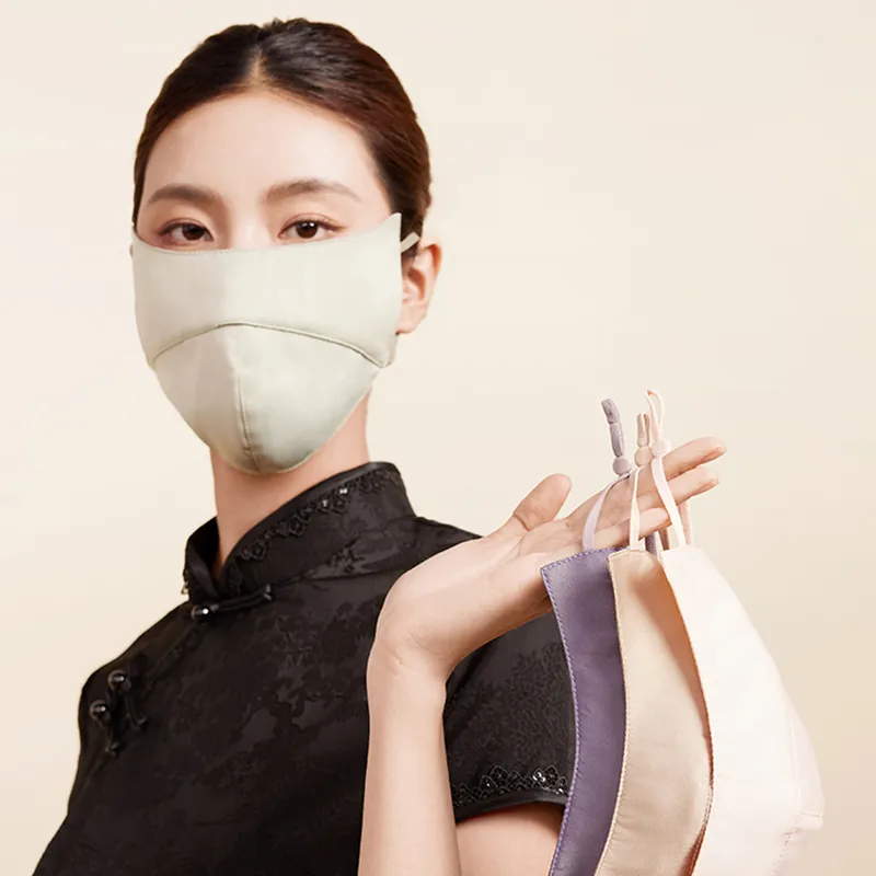 Shanghai Story Mulberry Silk Sun Protection Masks Unisex-10