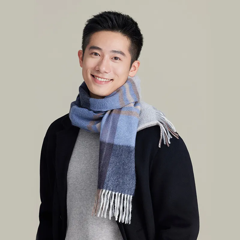 Shanghai Story Knit Scarves Unisex-13
