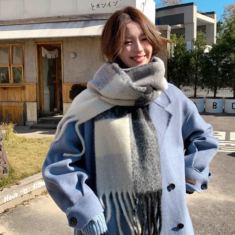 Shanghai Story Knit Scarves Unisex-30