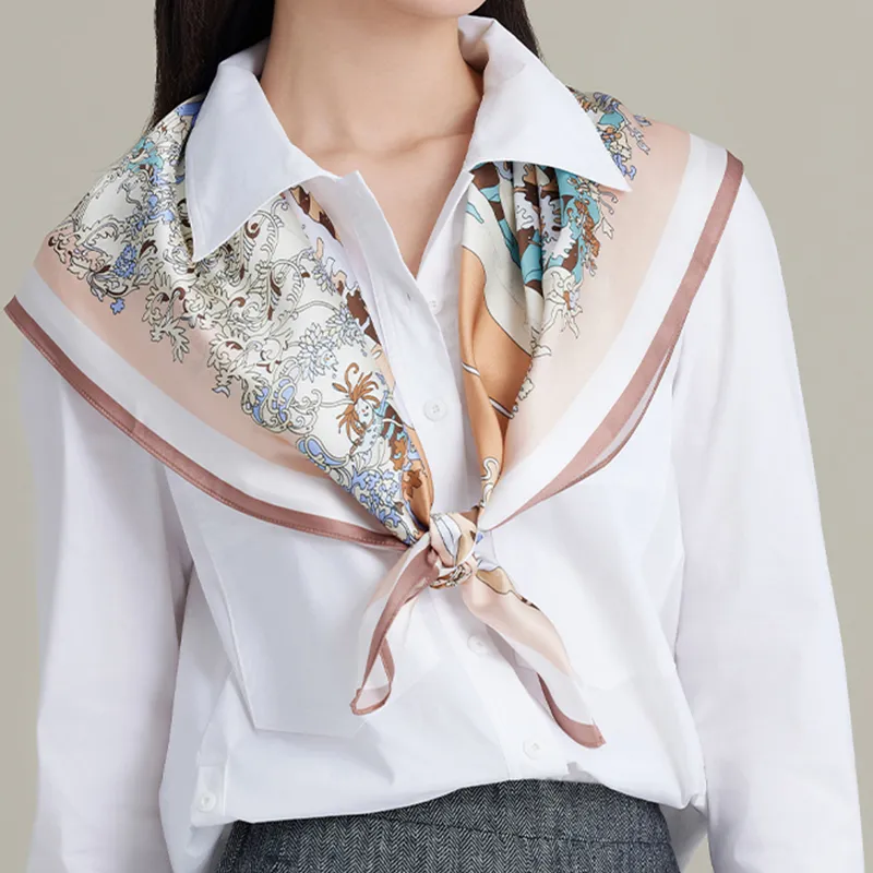 Shanghai Story Mulberry Silk Silk Scarves Women's-3