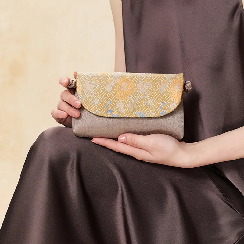 Shanghai Story Mulberry Silk Shoulder Bag Women's Multicolor-1
