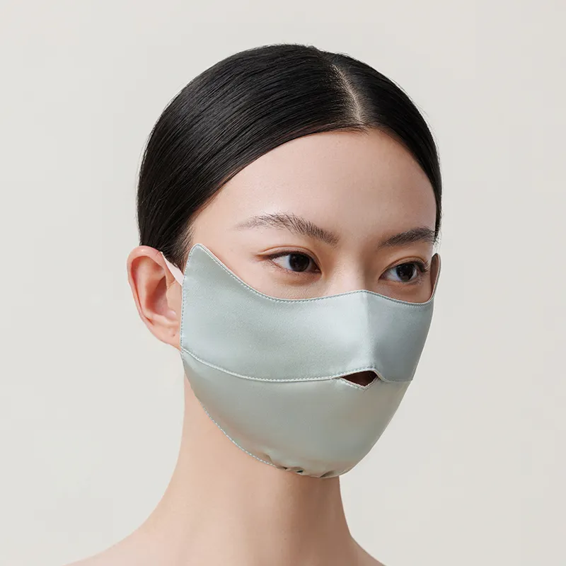 Shanghai Story Mulberry Silk Sun Protection Masks Unisex-9