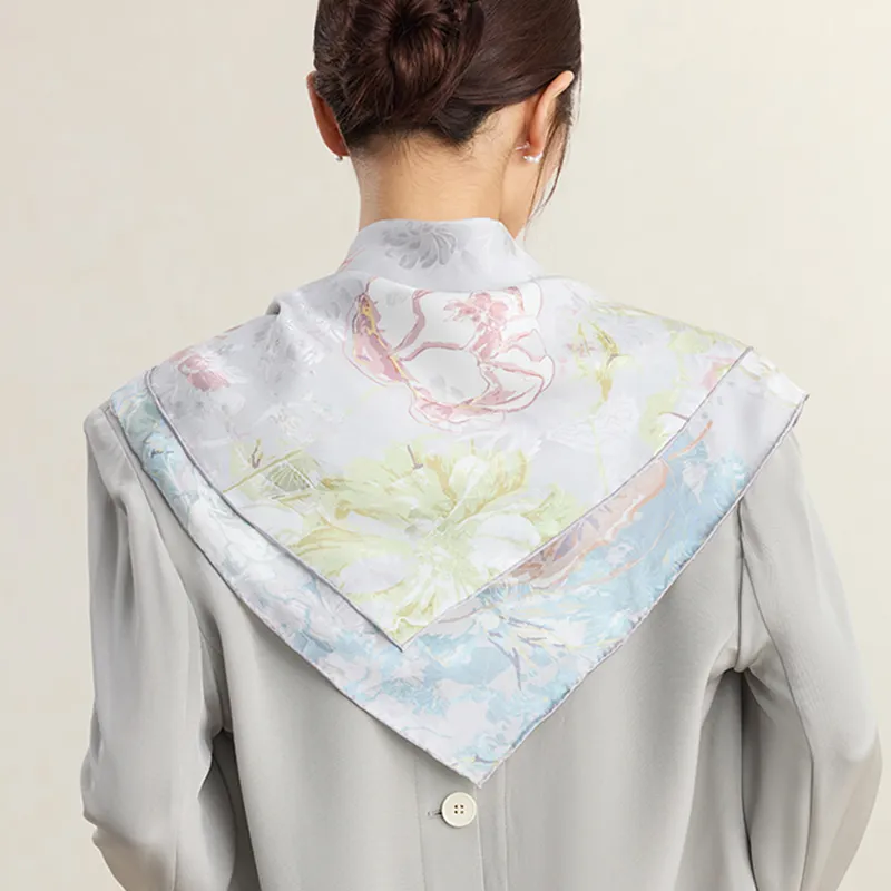 Shanghai Story Mulberry Silk Silk Scarves Women's-3