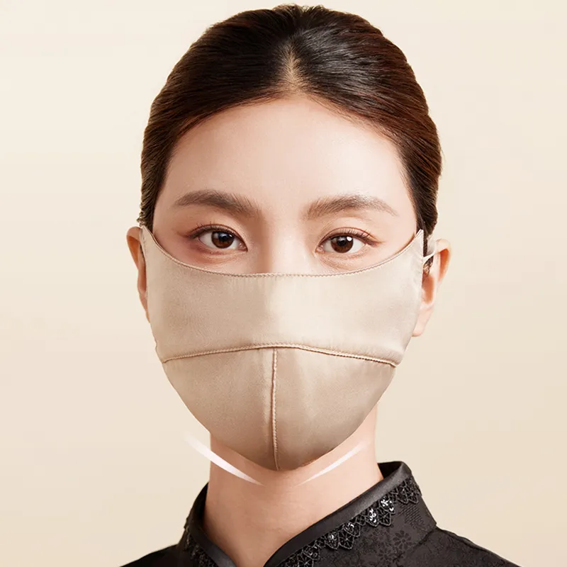 Shanghai Story Mulberry Silk Sun Protection Masks Unisex-7