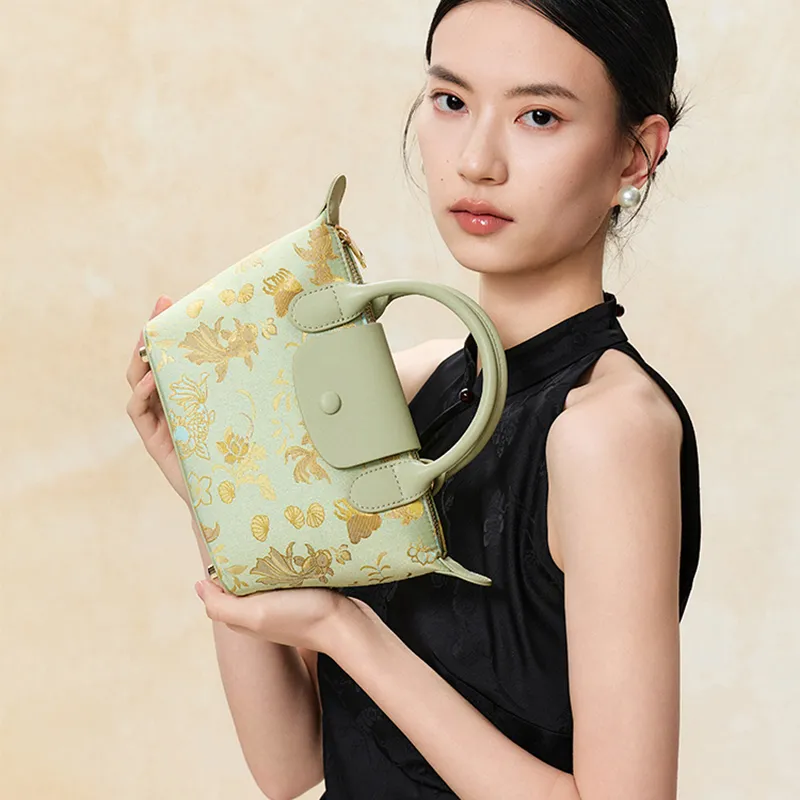 Shanghai Story Mulberry Silk Handbag Regular Women's-3