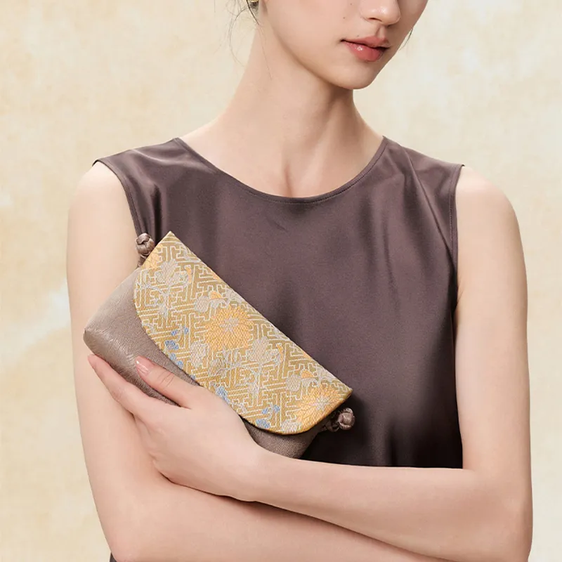 Shanghai Story Mulberry Silk Shoulder Bag Women's Multicolor-3