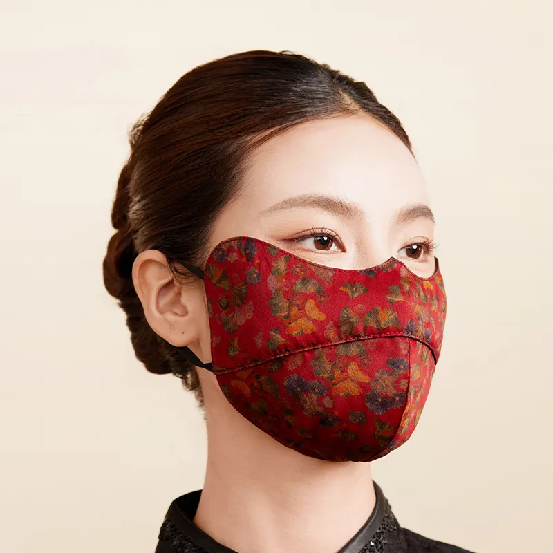 Shanghai Story Mulberry Silk Sun Protection Masks Unisex-1