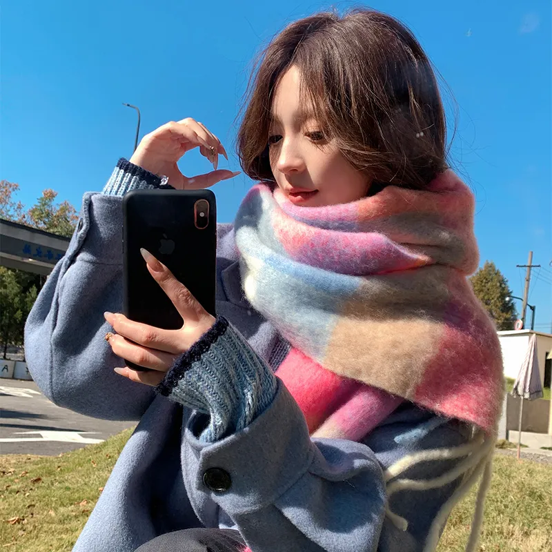 Shanghai Story Knit Scarves Unisex-7