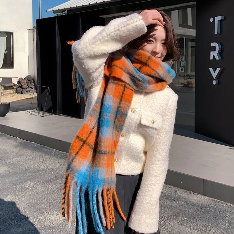 Shanghai Story Knit Scarves Unisex-13