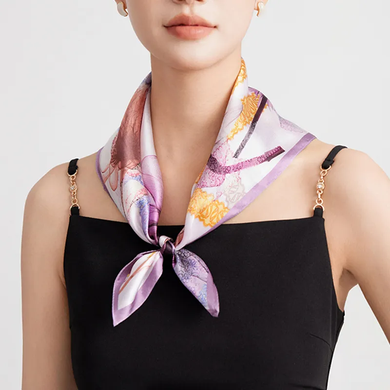 Shanghai Story Mulberry Silk Silk Scarves Women's-8